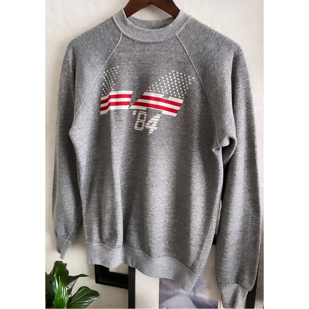 Vintage Gray Los Angeles 1984 Olympics Crewneck